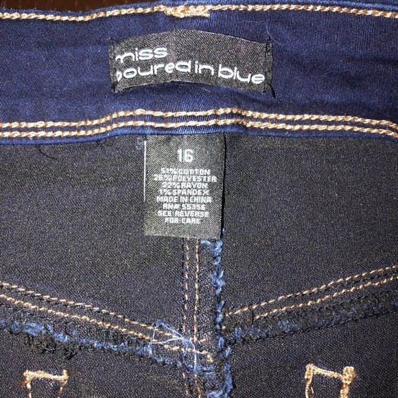 Womens' Jeans by Miss Poured in Blue, 16, Hi rise, VGUC - Picture 3 of 8